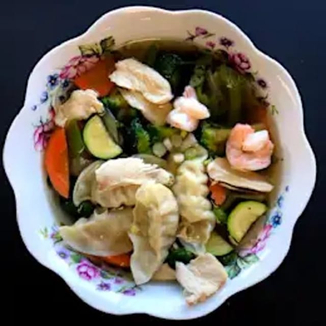 16. Dumpling Soup.