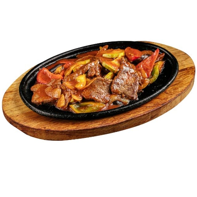 51. Mongolian Beef Sizzling Plate.